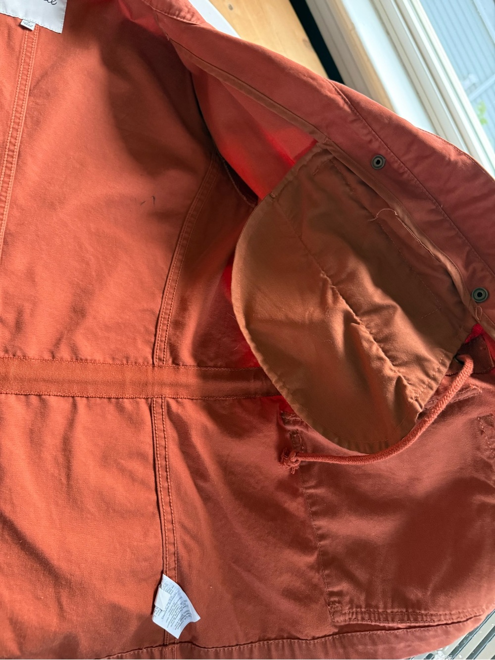 Madewell Rust Orange Utility Jacket - Picture 8 of 10